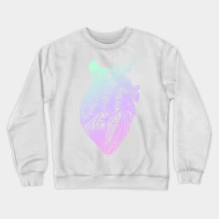 gradient heart drawing Crewneck Sweatshirt